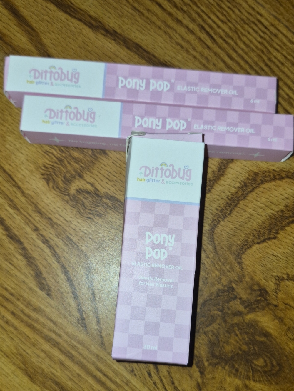 Pony Pop Elastic Remover Tools And  Oil in Pink Nwt